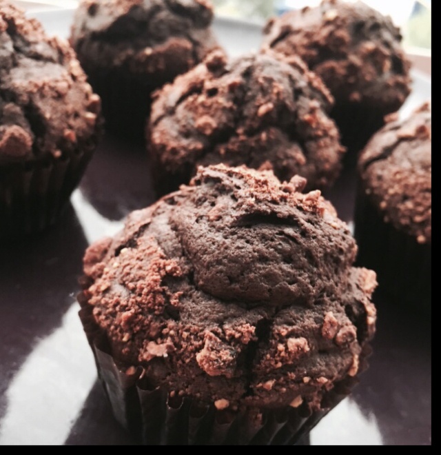 浓情巧克力摩卡马芬<Chocolate Espresso Muffins>