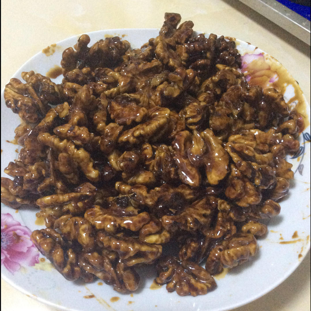 红糖炒核桃