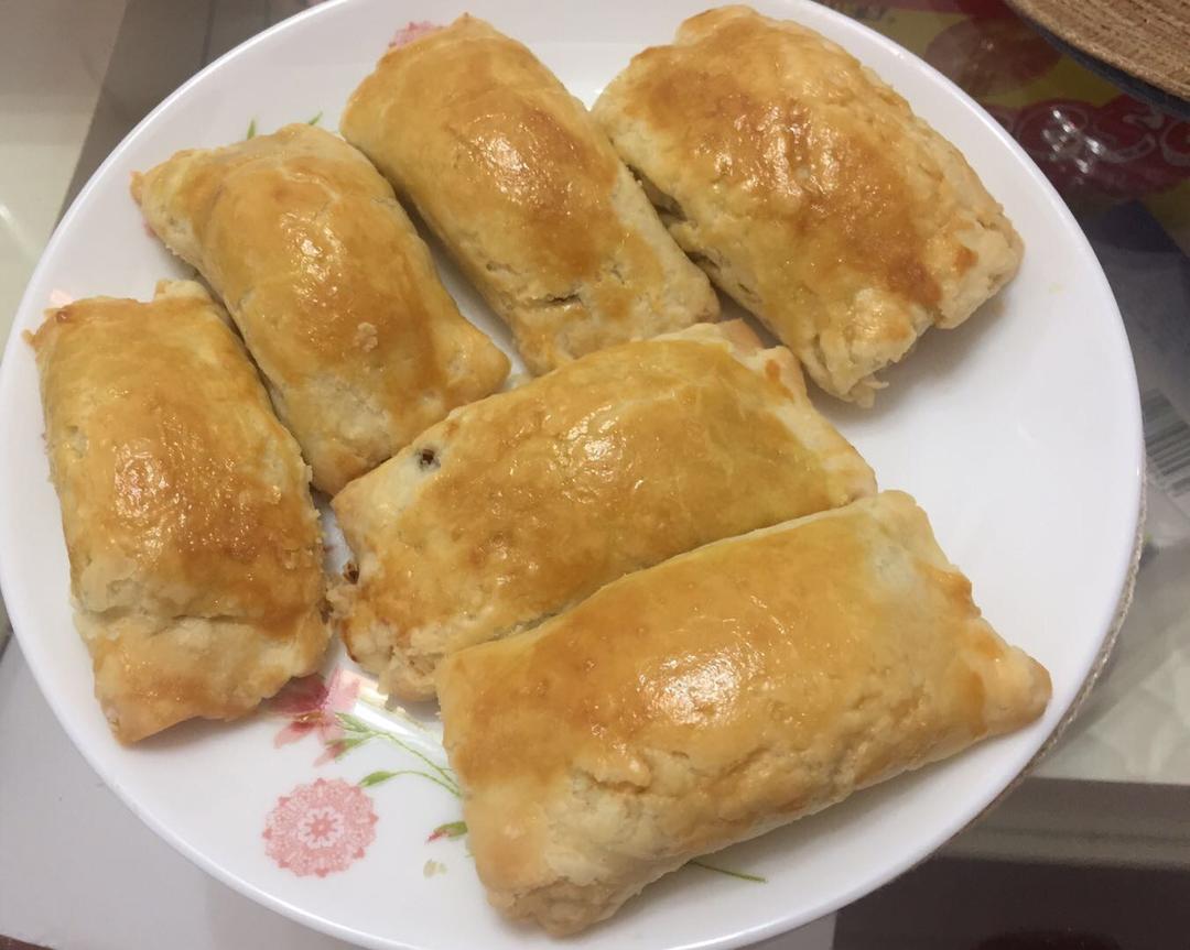 叉烧酥，内有极简叉烧肉馅料做法