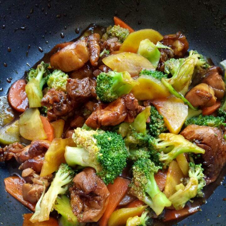照烧鸡腿饭
