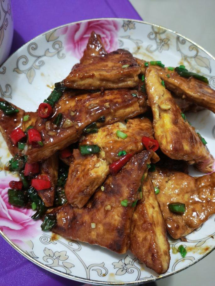 焖煎豆腐
