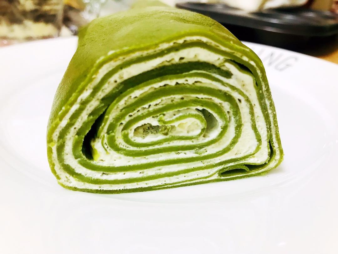 网红食谱│抹茶毛巾卷
