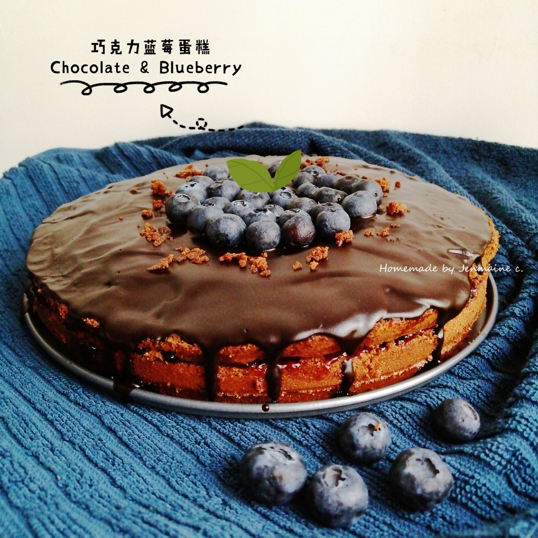 巧克力蓝莓蛋糕