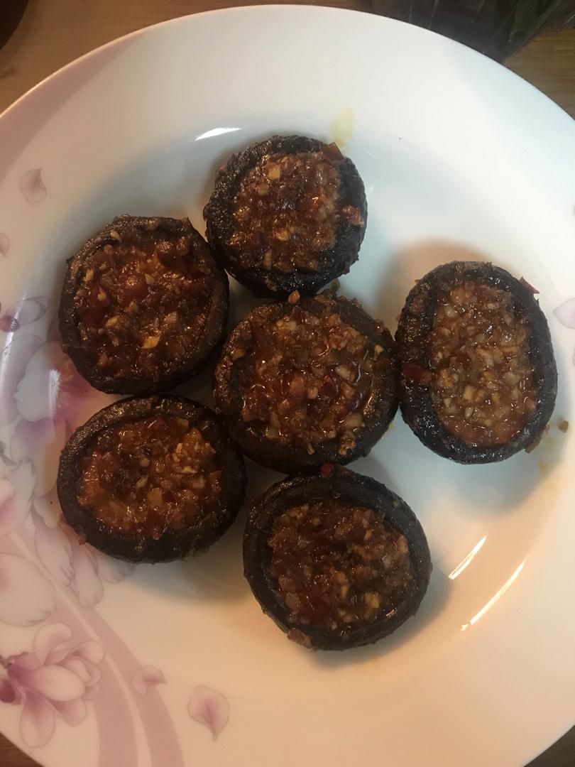 烤箱版，烤香菇