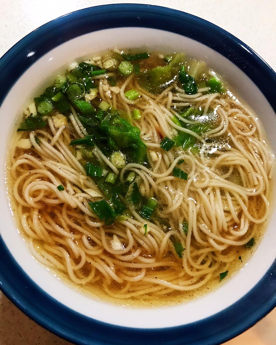 sueliu做的一碗热汤面