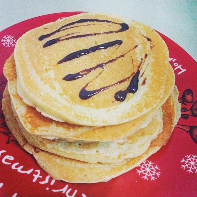 超级简单pancake【无黄油健康版】