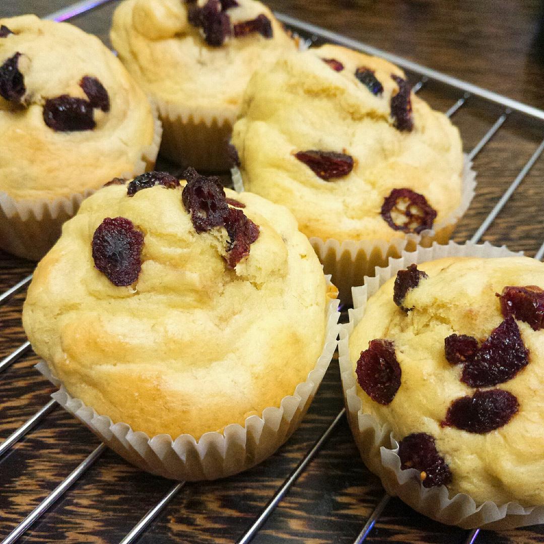 少女心的香蕉蔓越莓玛芬