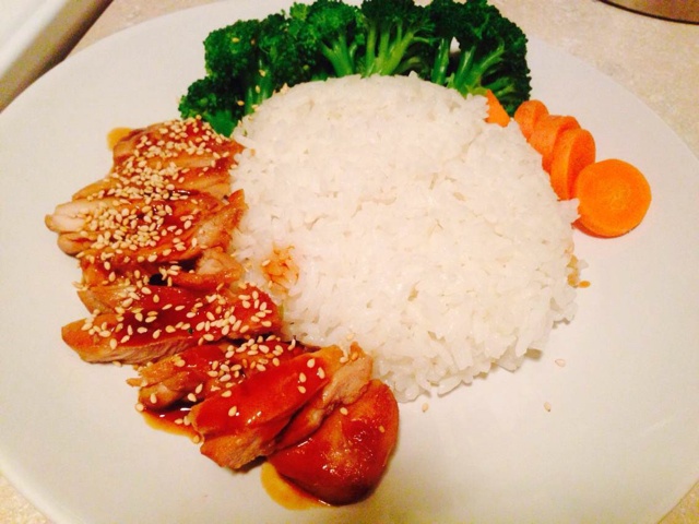 照烧鸡腿饭