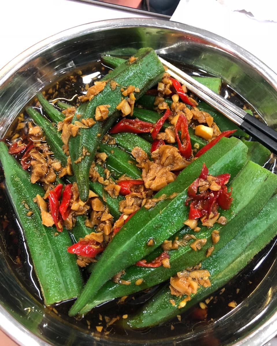 10分钟凉拌秋葵