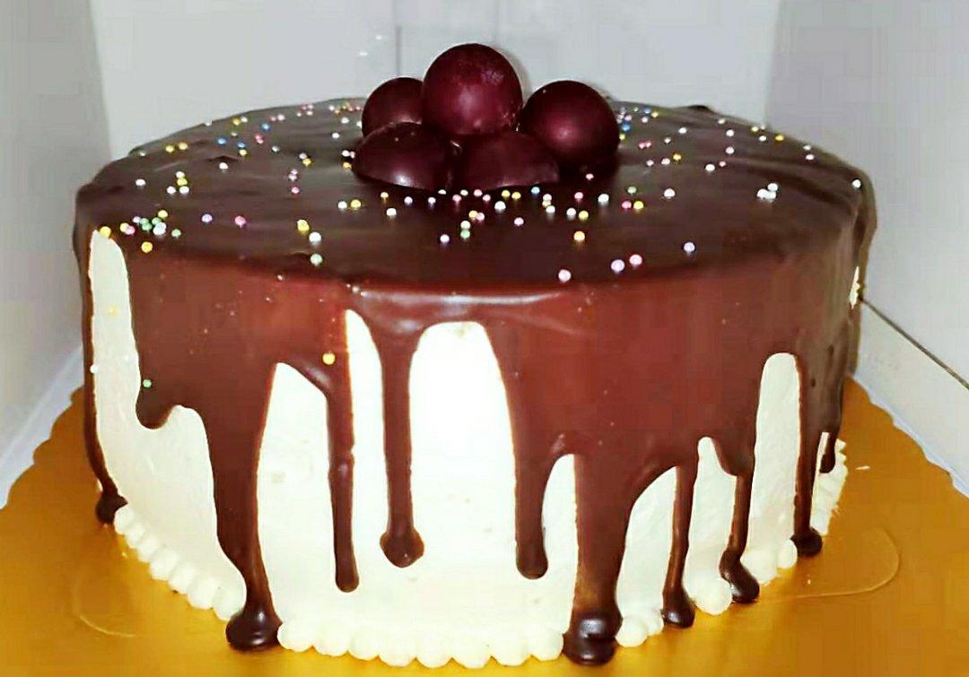 【Mr孟团队】巧克力淋面蛋糕（视频)