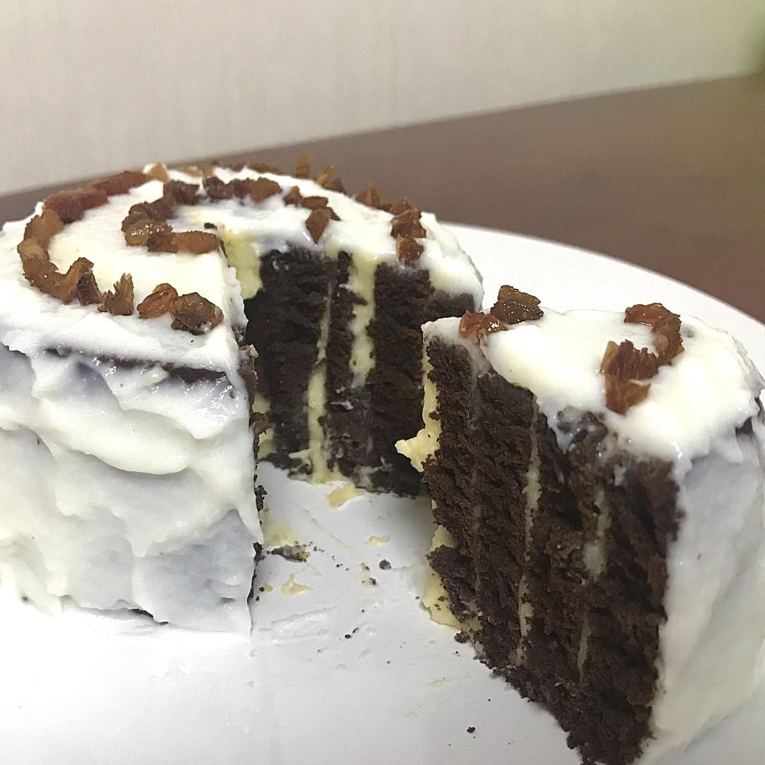 摩卡漩涡树桩造型蛋糕卷