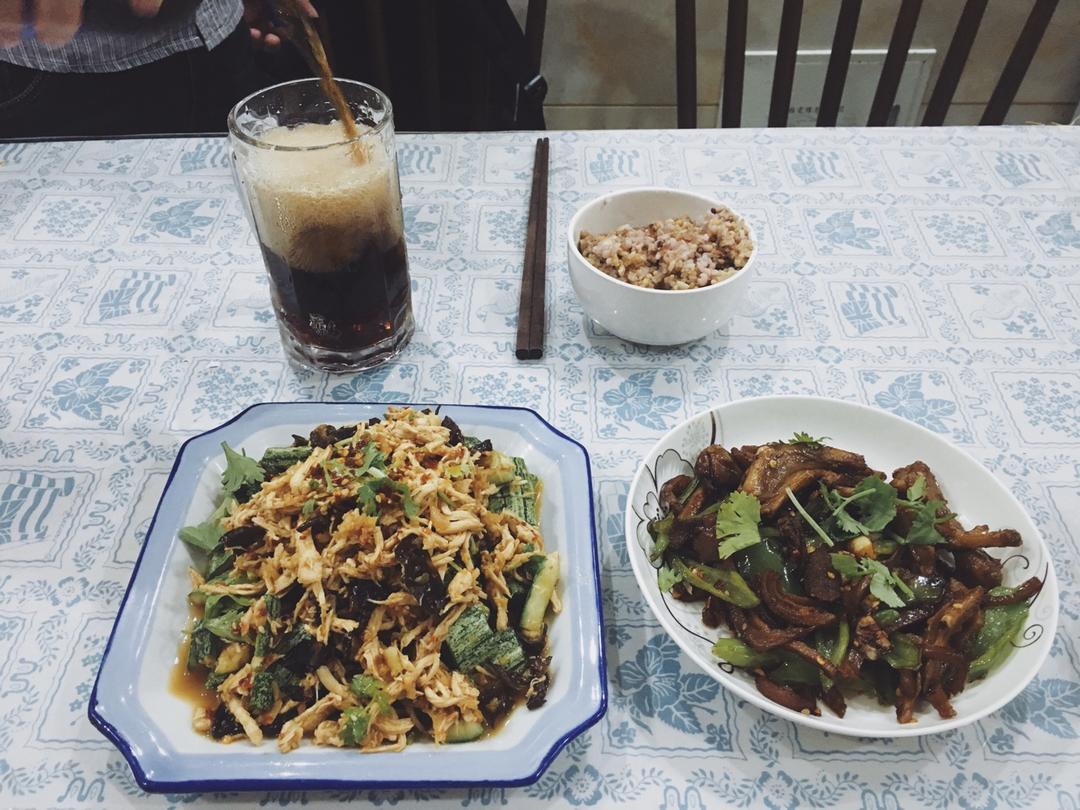 减脂健身｜凉拌手撕鸡丝（香辣&麻油版）