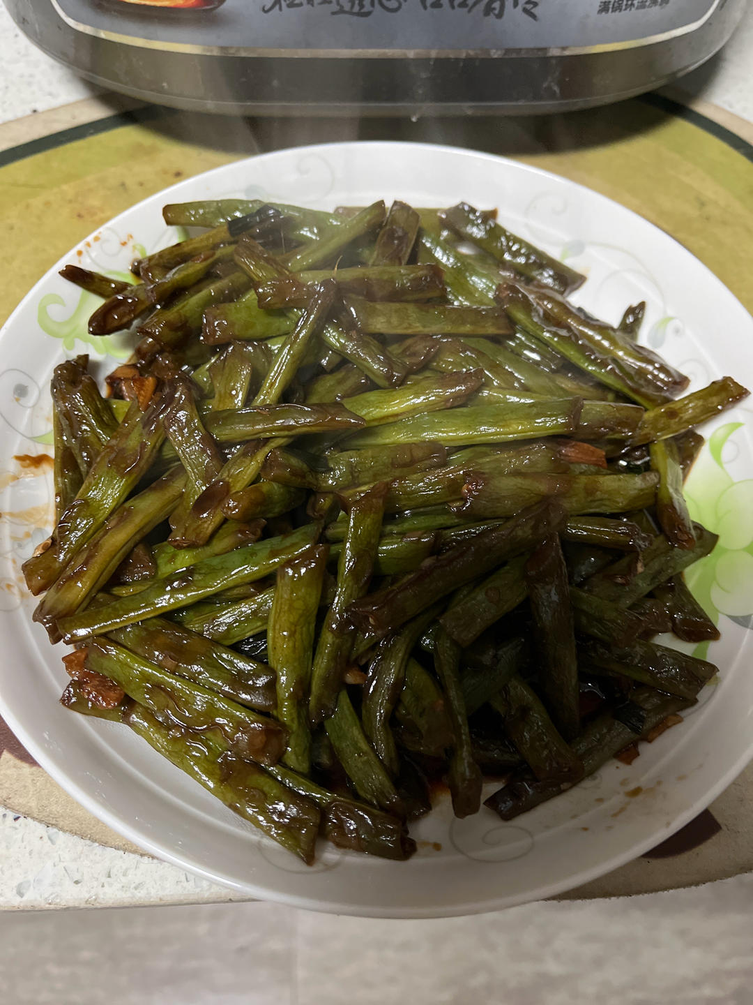 过油肉烧豆角