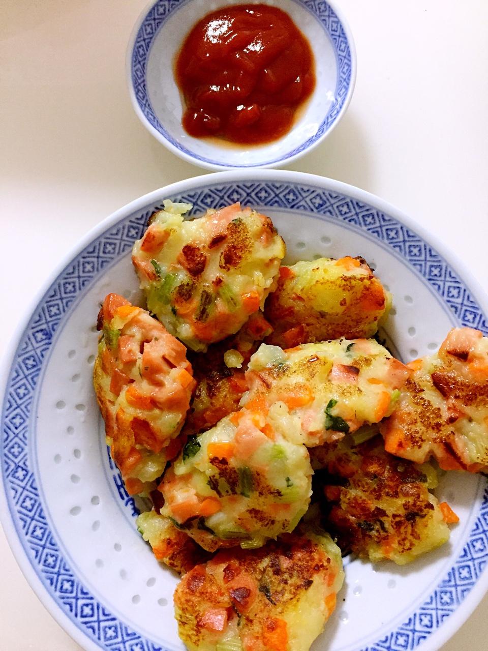 土豆火腿早餐饼