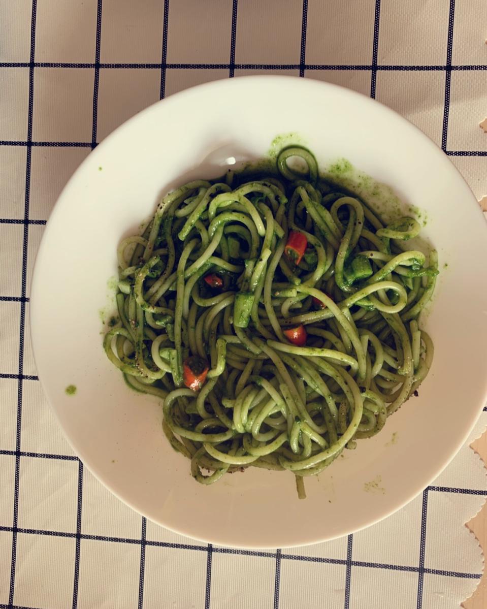 菠菜意面