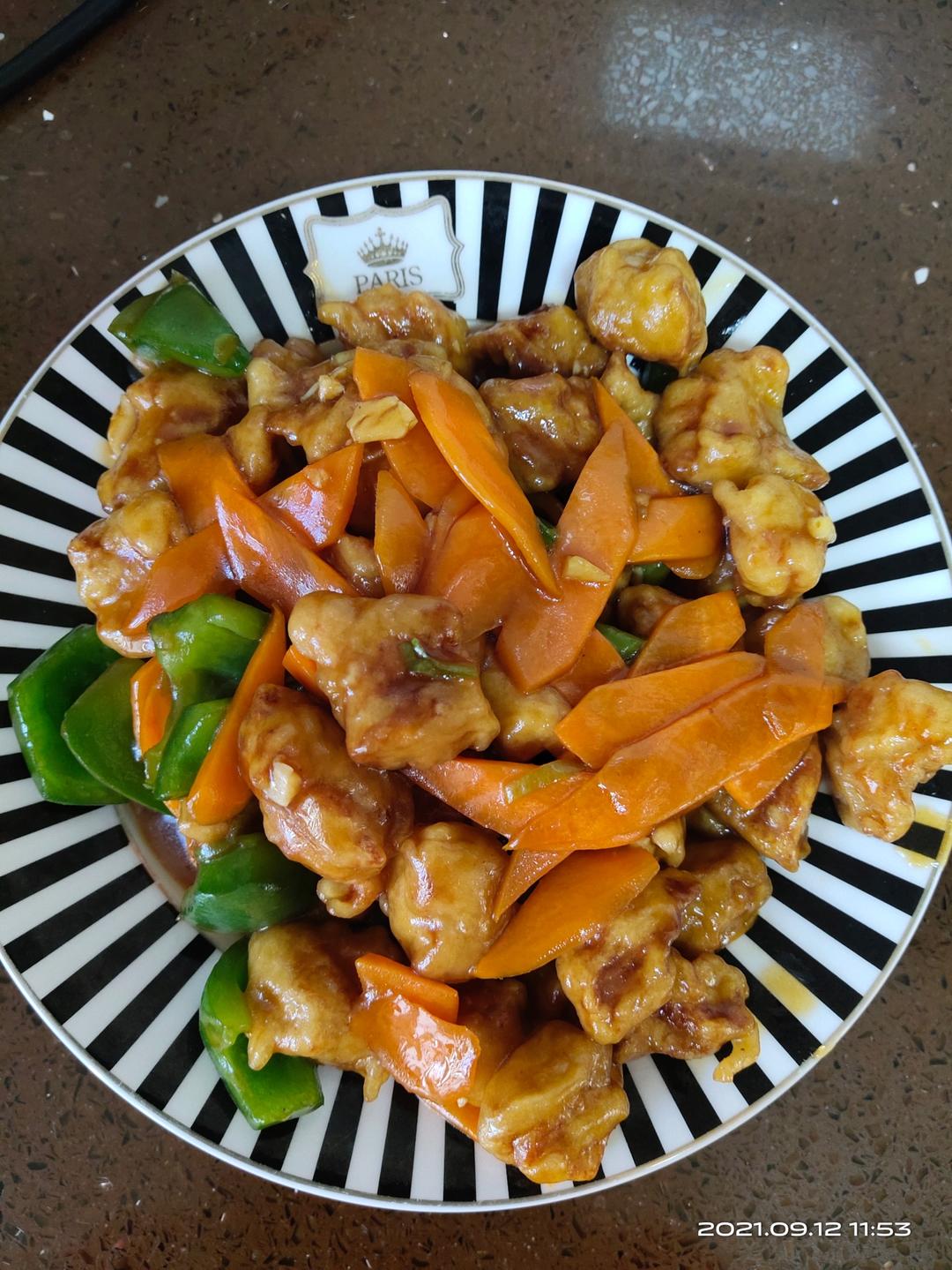 溜肉段-咸香好吃色美！