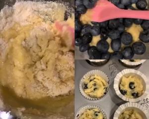 生酮蓝莓玛芬蛋糕的做法 步骤4