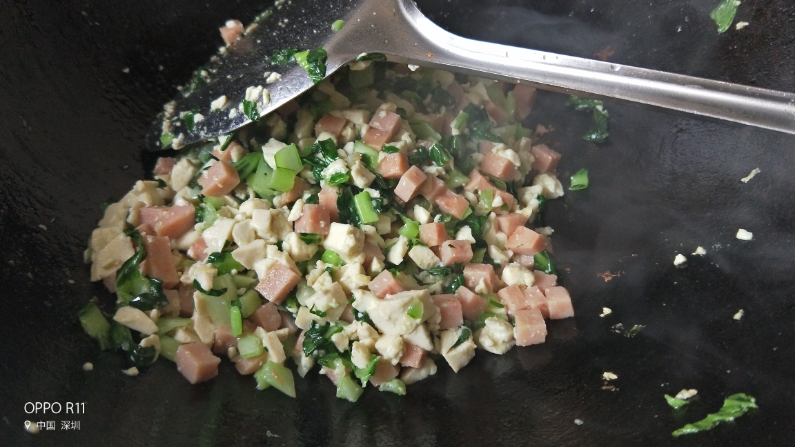 青菜碎豆腐的做法 步骤8
