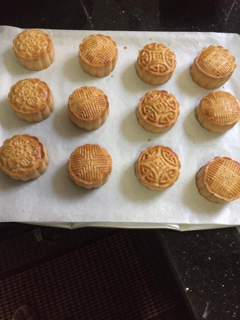广式月饼，完美配方！花纹清晰、不泻脚。