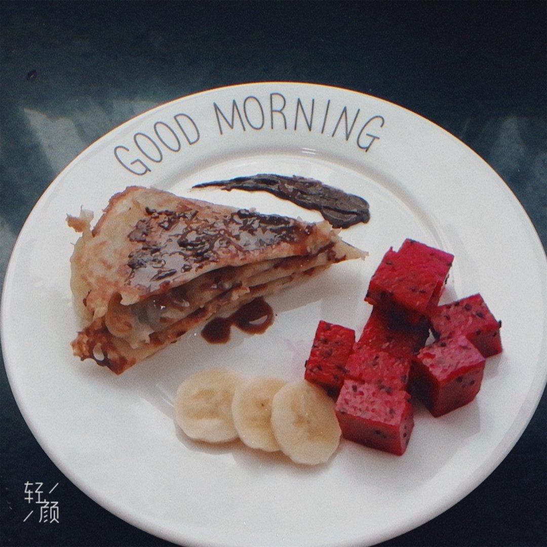 朝气满满香蕉饼