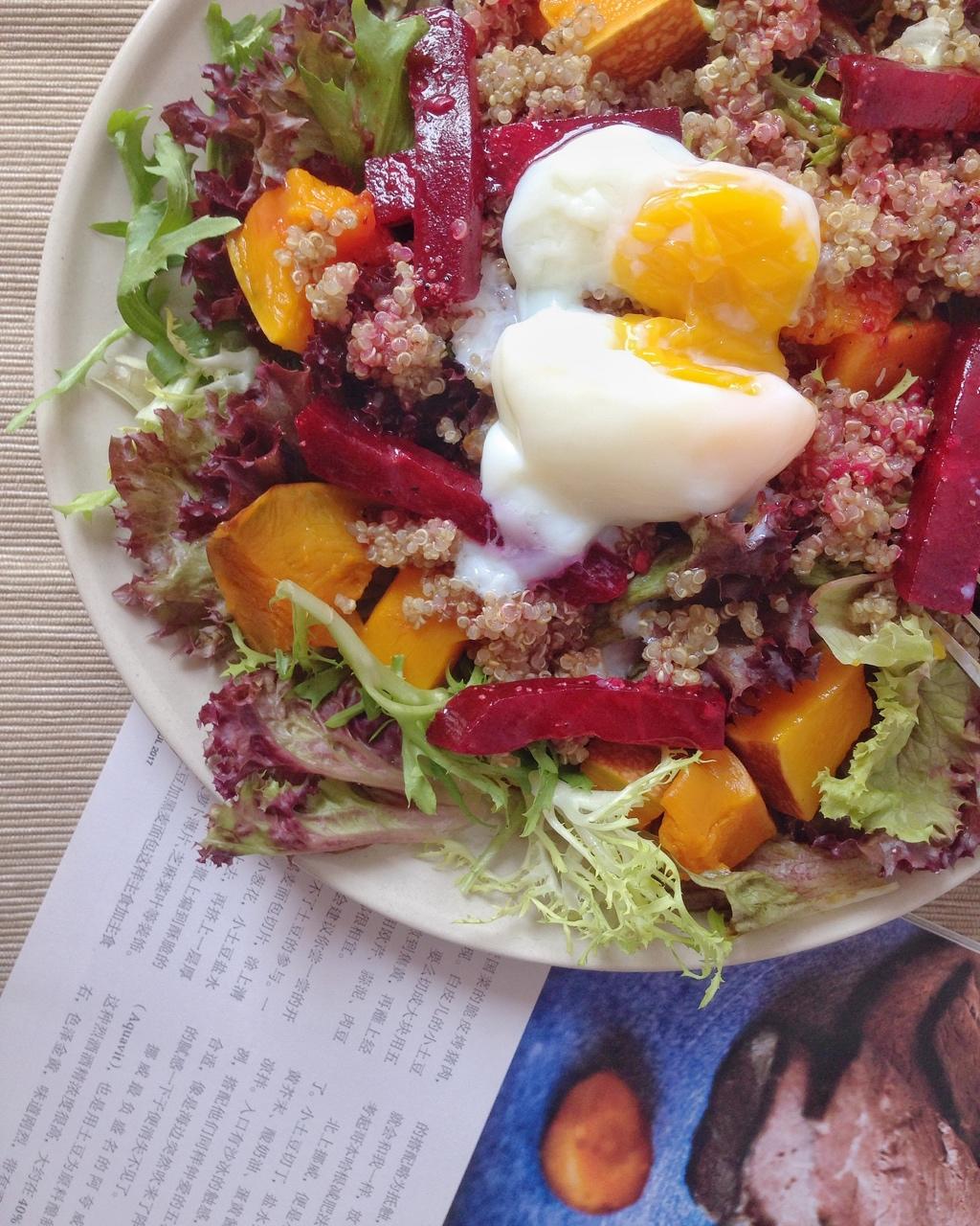 南瓜藜麦低温慢煮鸡胸沙拉【食材包操作说明】