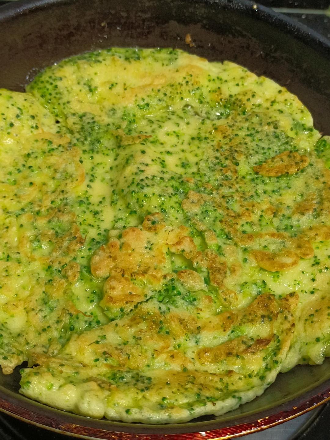 西兰花蛋饼
