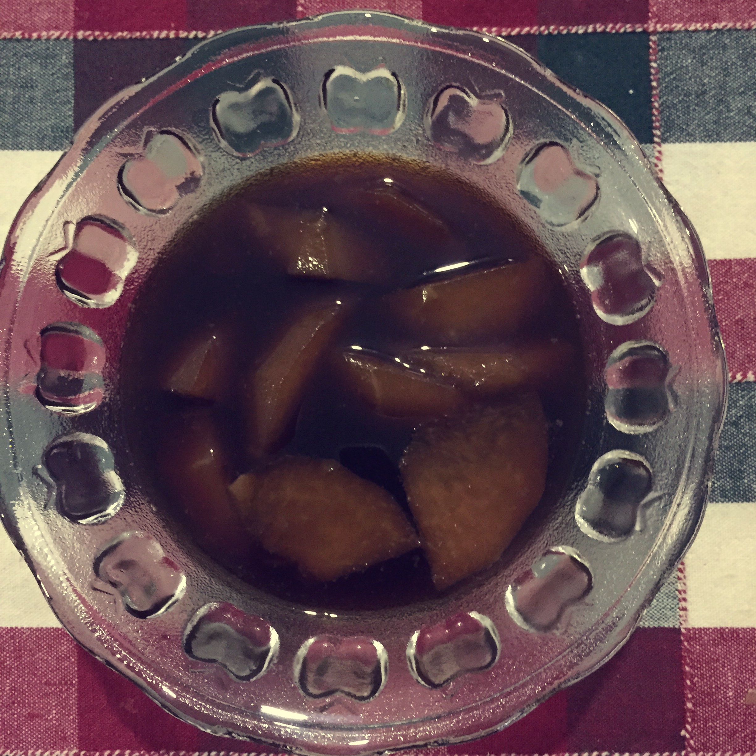 红糖炖梨