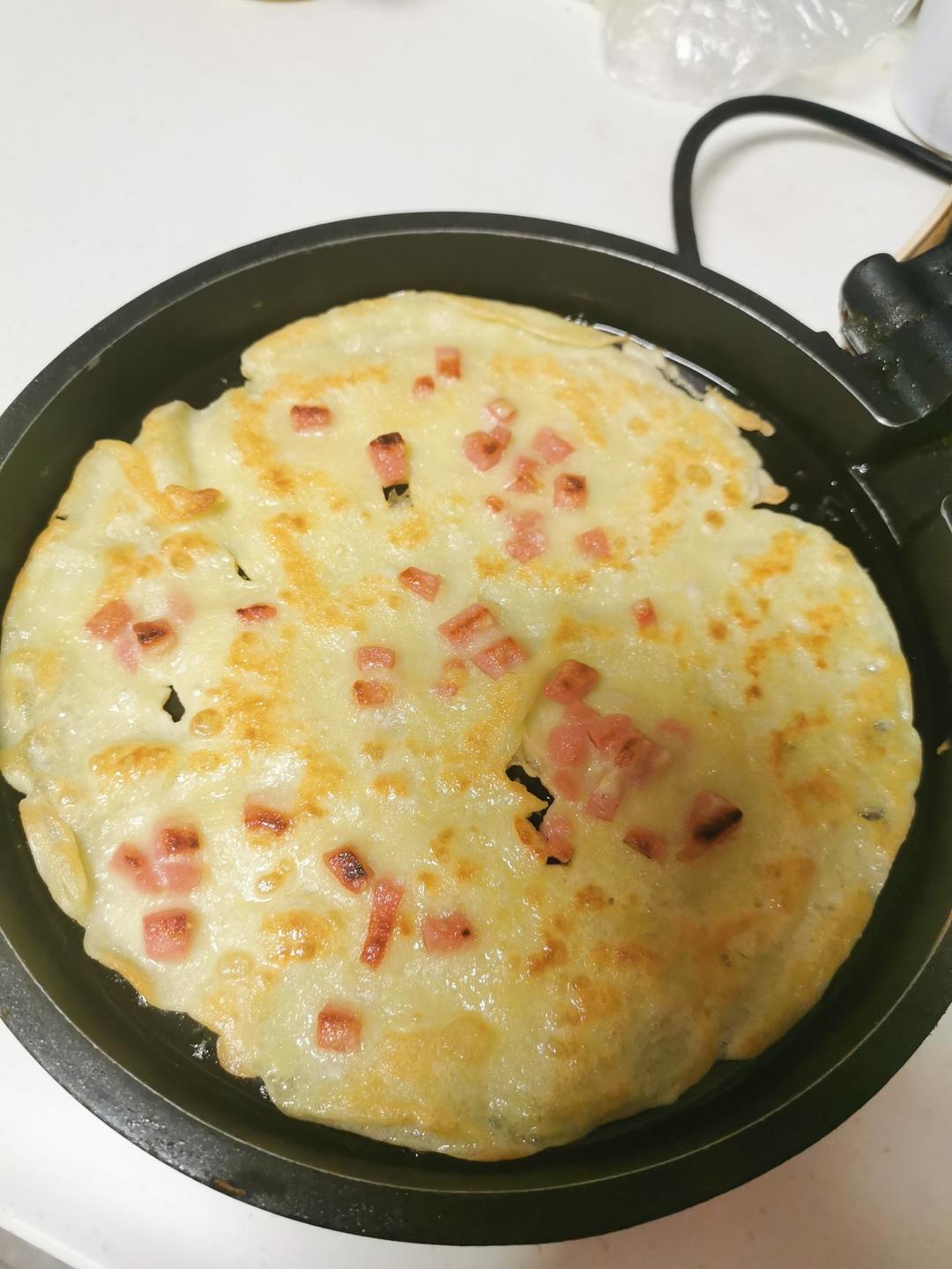 简单易做的鸡蛋煎饼，给家人的爱心早餐