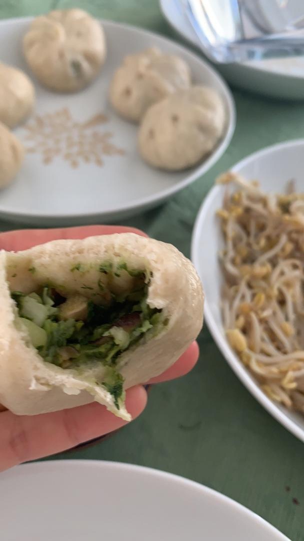 青菜香菇包（苏式净素菜包）