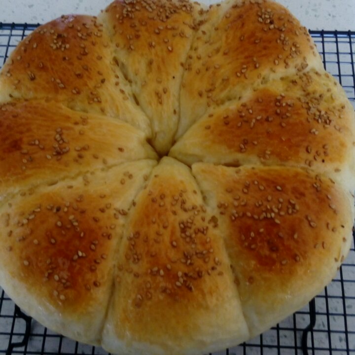 酸奶花朵面包（橄榄油版）