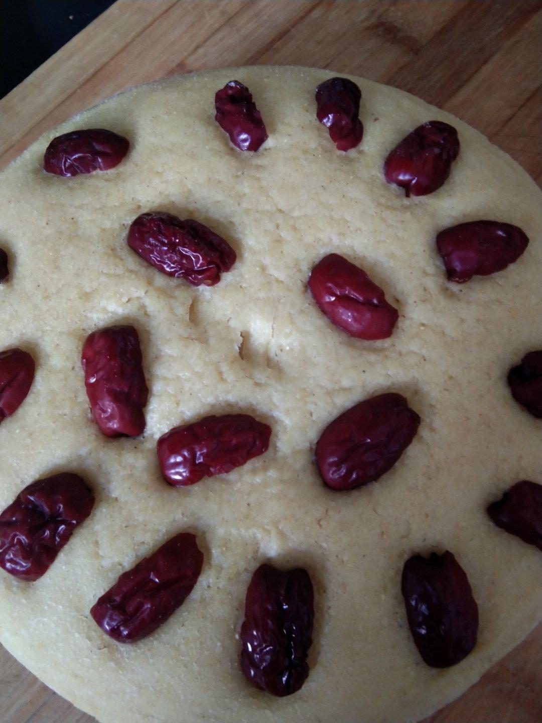 玉米渣酸奶发糕