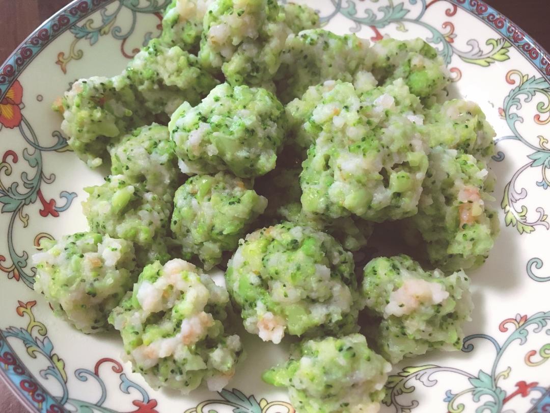 西兰花虾球（宝宝辅食）