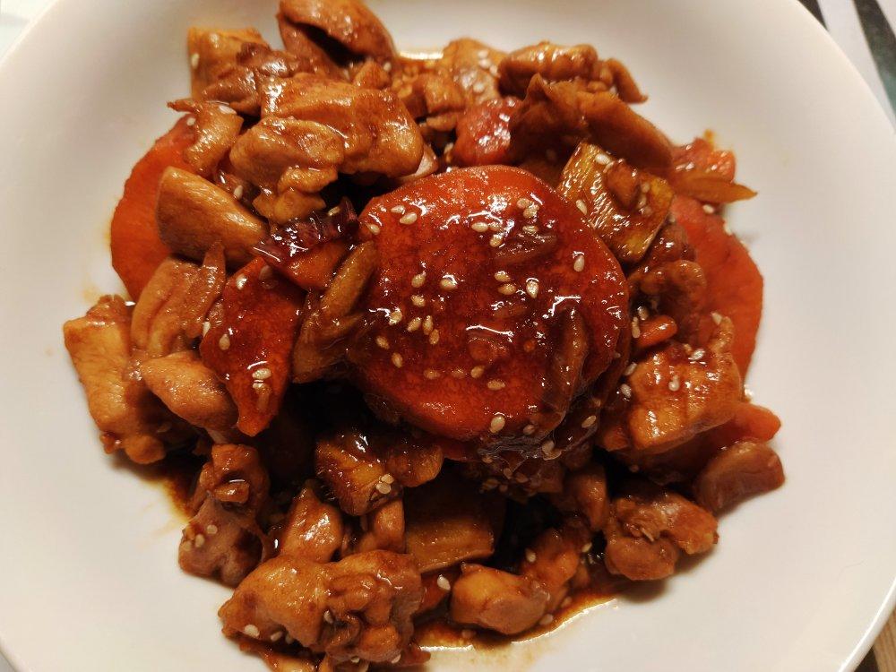 红薯烧鸡块