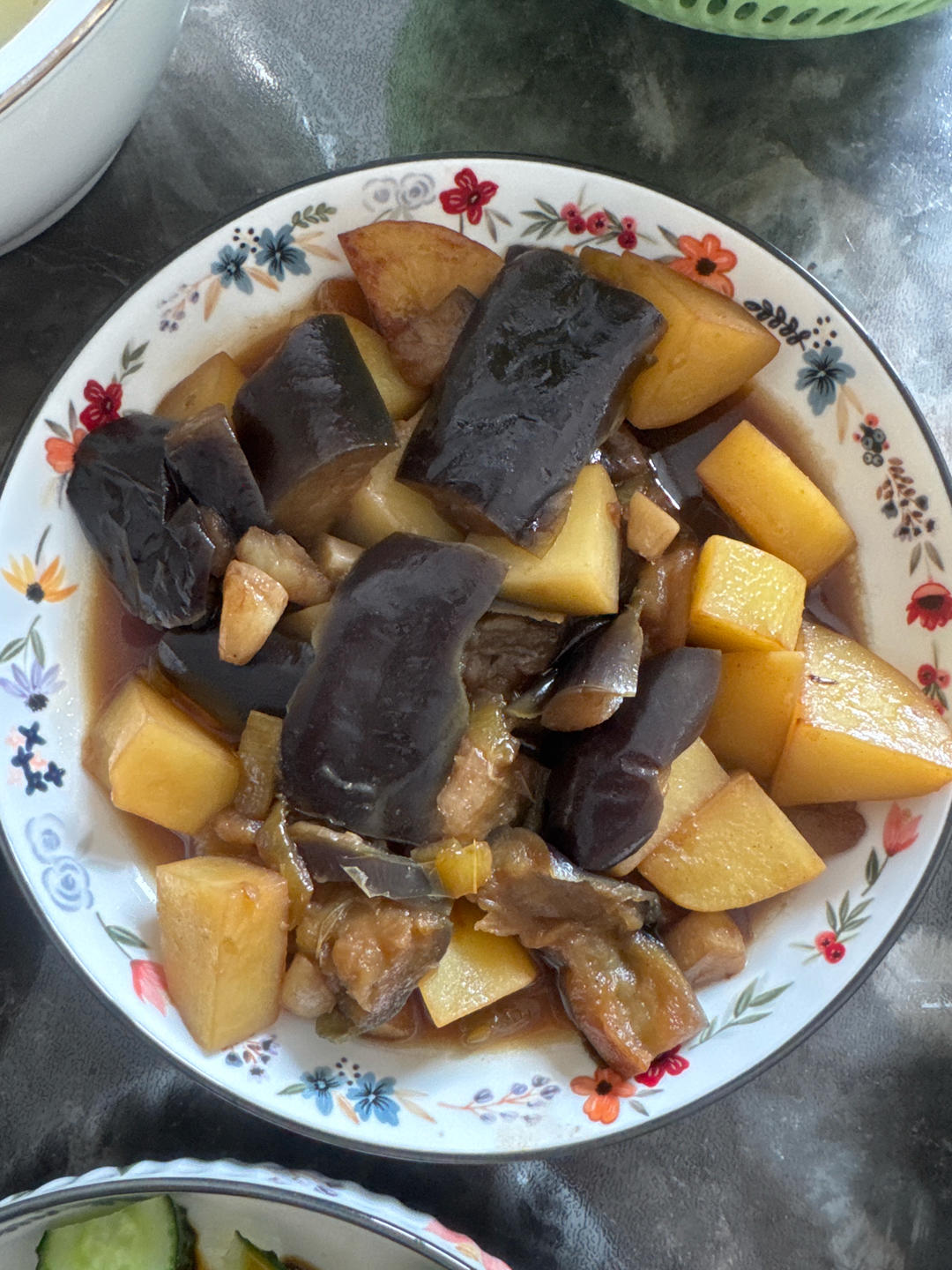 土豆炖茄子