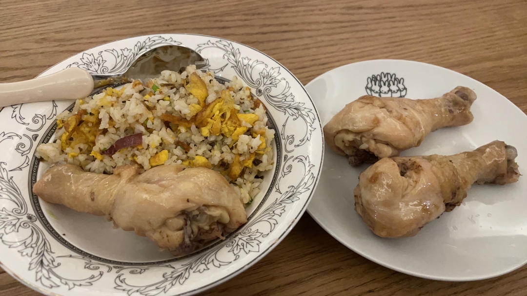 无油版巨嫩无比的椒盐蒸鸡腿🍗