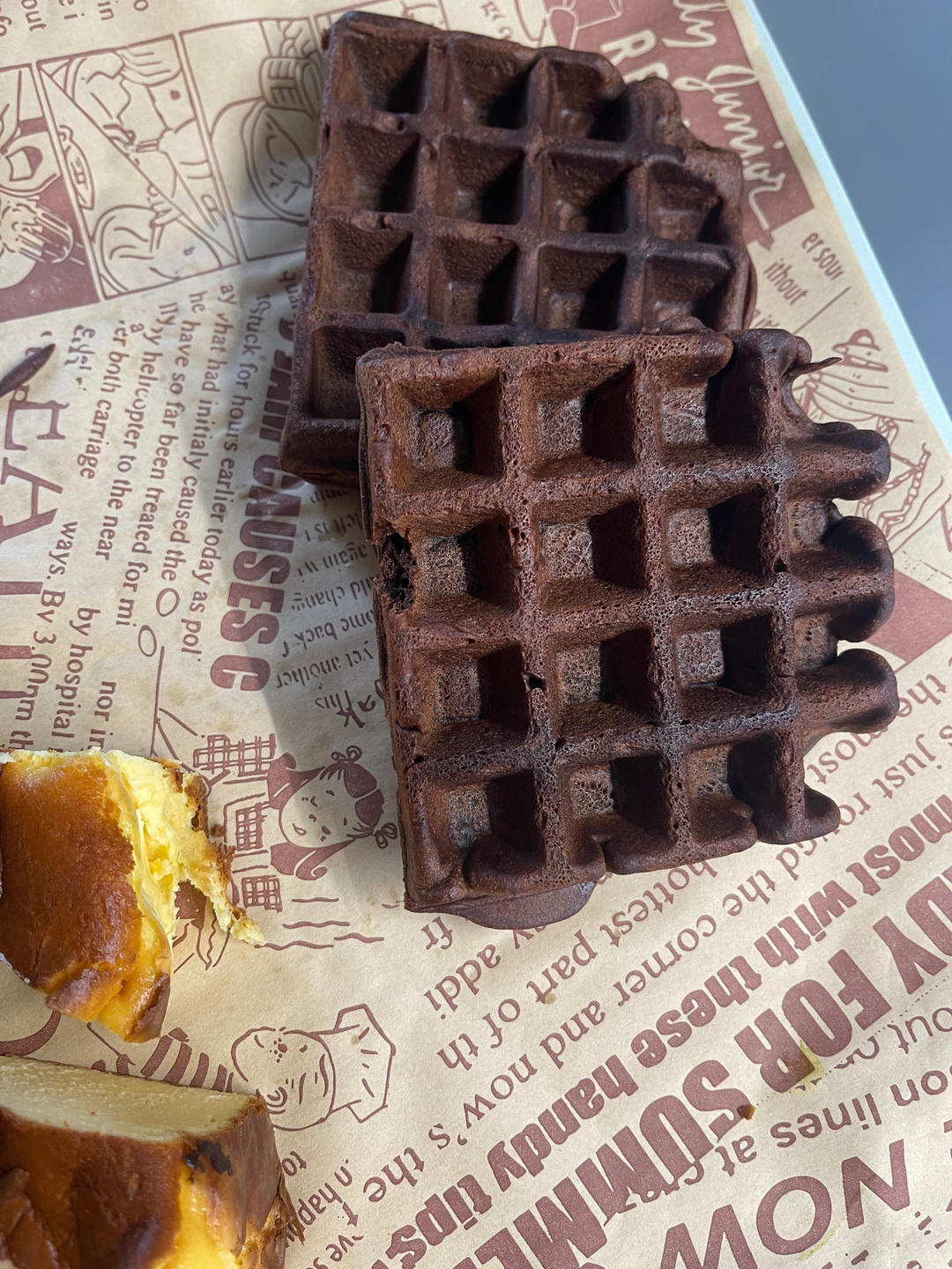 可能是最好吃最简单的巧克力华夫饼！