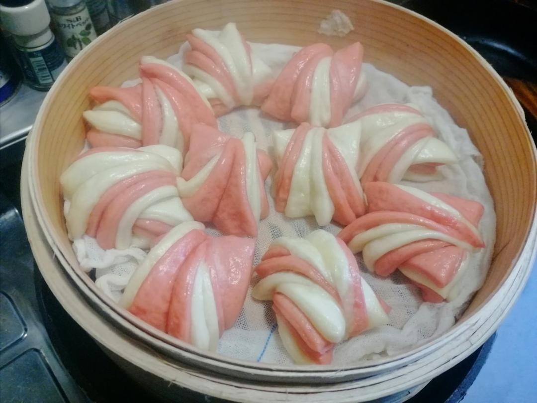 造型漂亮做法超简单的，花卷馒头