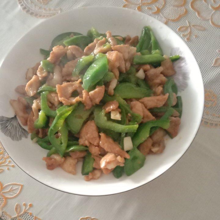 青椒炒肉丝