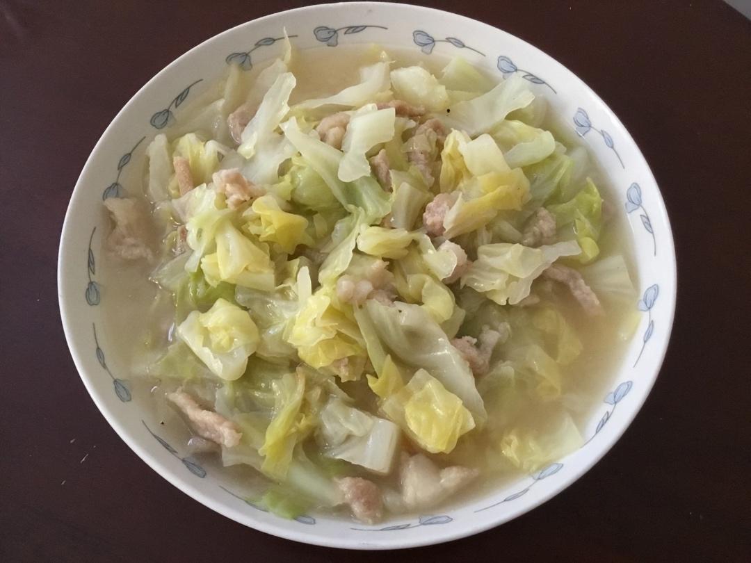 白菜炒肉