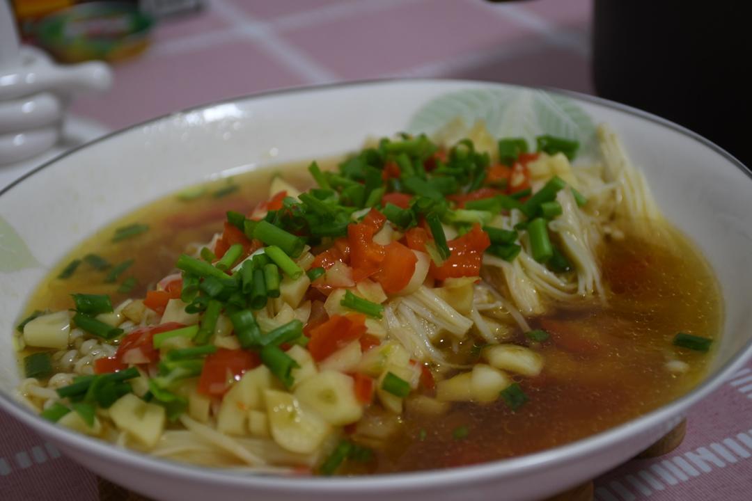 蒜蓉蒸金针菇