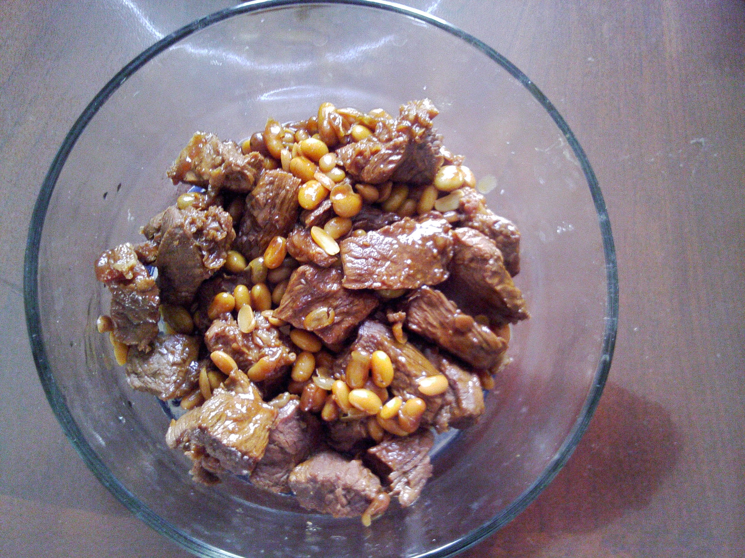 黄豆烧牛腱