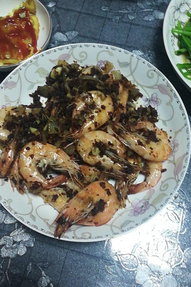 避风塘炒虾
