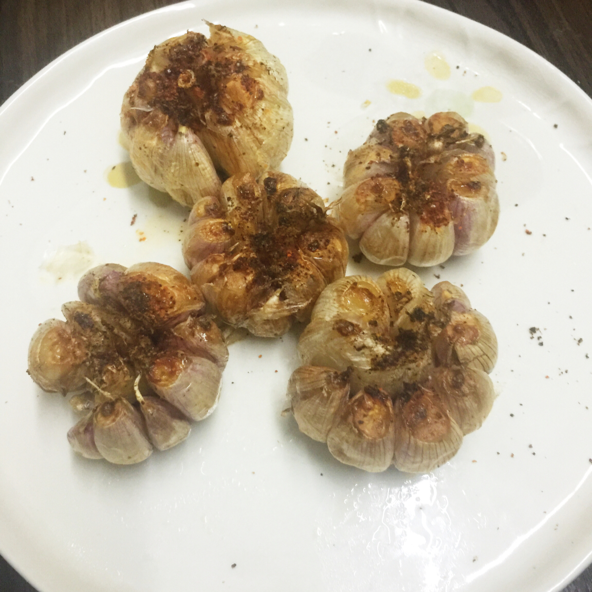 迷迭香烤大蒜