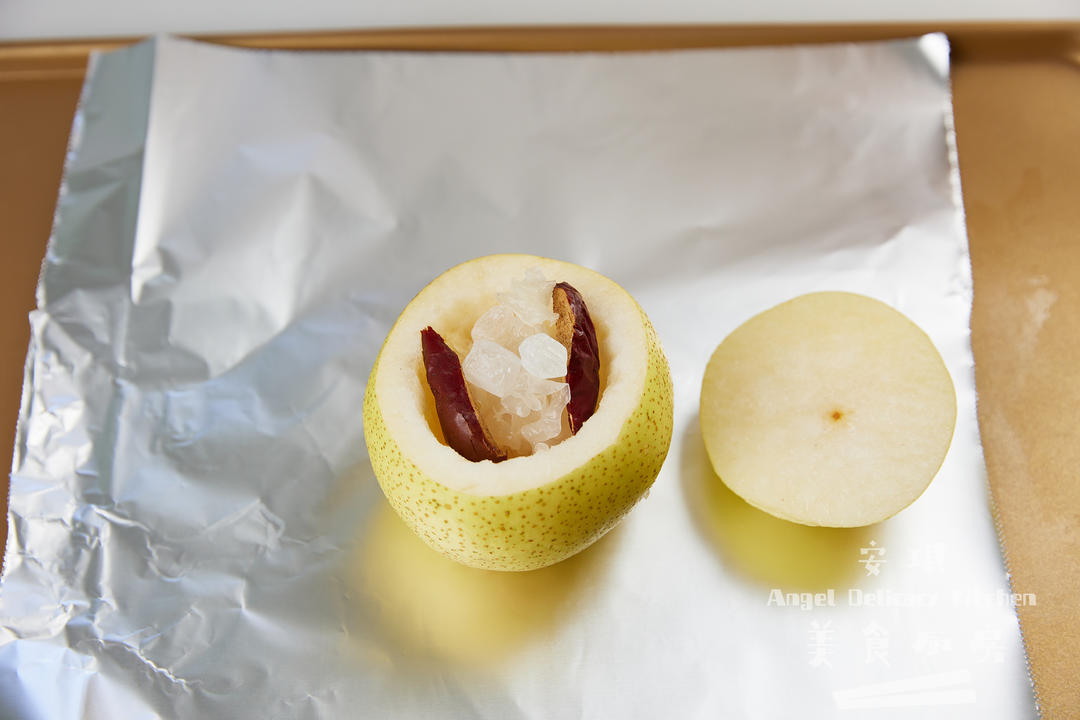 清甜不腻的空气炸锅烤梨的做法 步骤3