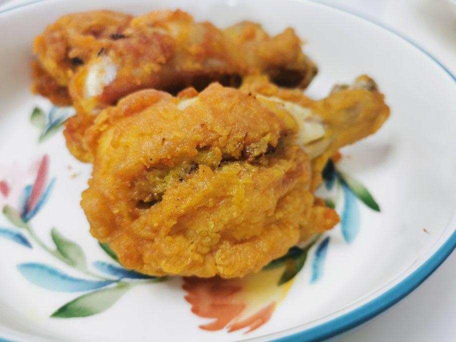 不用炸鸡粉也可以炸出酥脆炸鸡腿