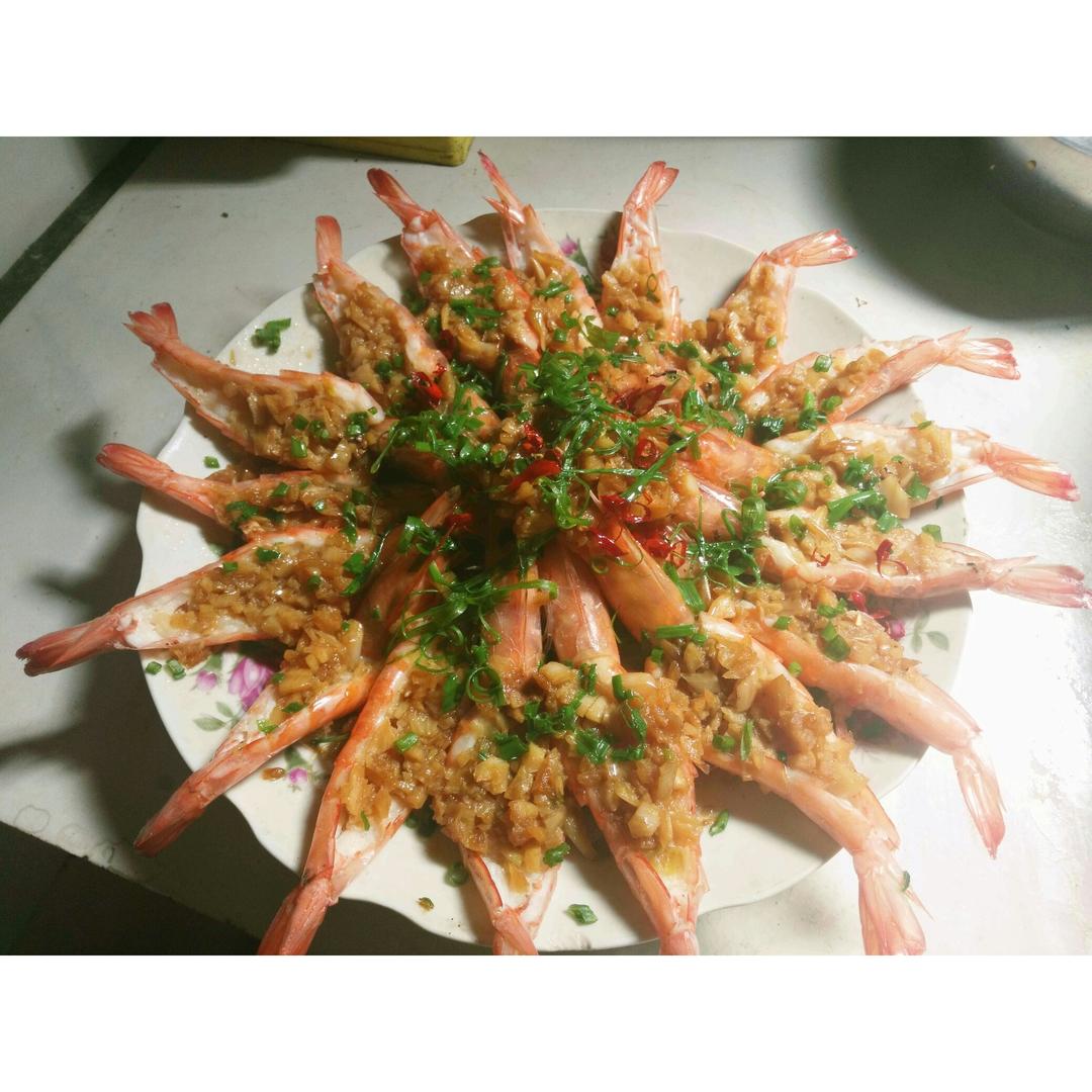 蒜蓉粉丝蒸虾