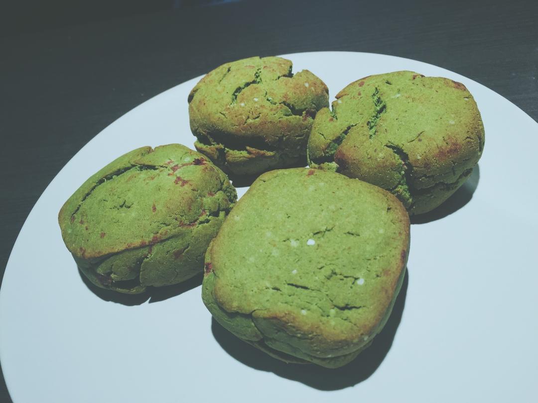 抹茶红小豆司康