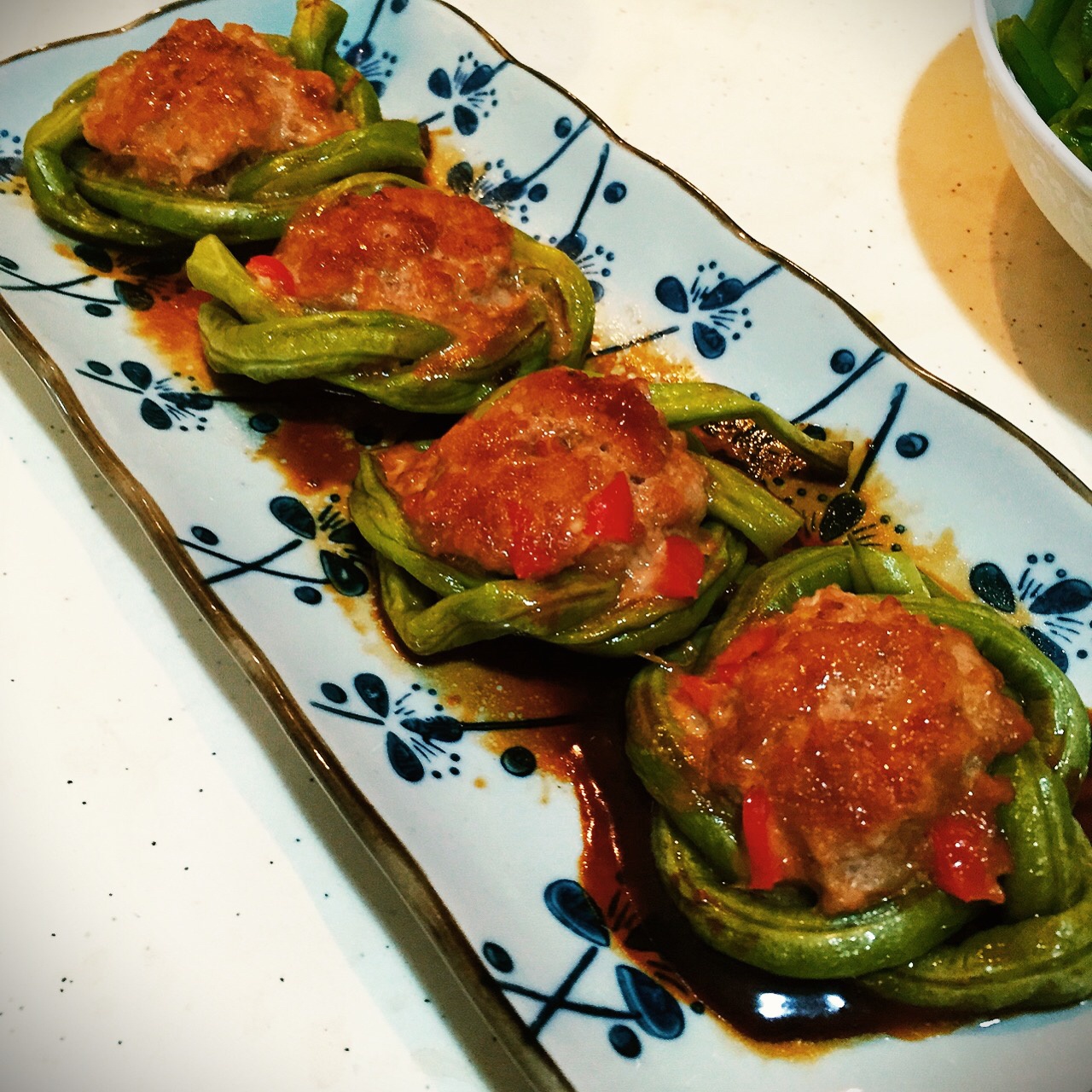豇豆酿肉