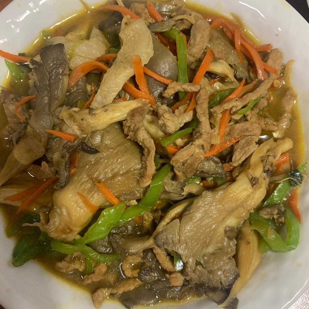 平菇炒肉（鲜香）