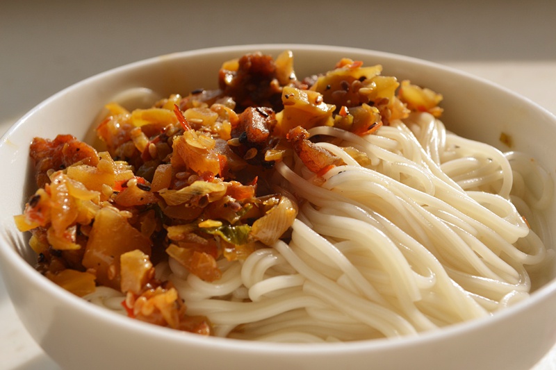 榨菜肉丝面